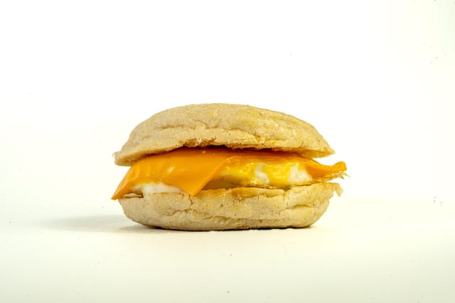 Egg and Cheese Breakfast Sandwich.